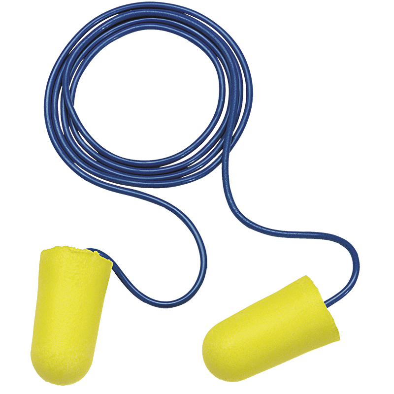 HP-F2 Bullhead Safety Corded Earplugs 200 Individual Bags 